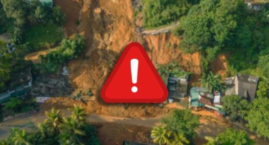 නාය අවදානම් ප්‍රදේශවල ජීවත්වන පවුල් 15,000ක්